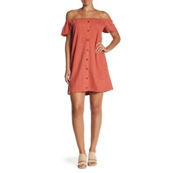 Madewell Dresses & Skirts - Madewell Texture & Thred Off The Shoulder Dress
